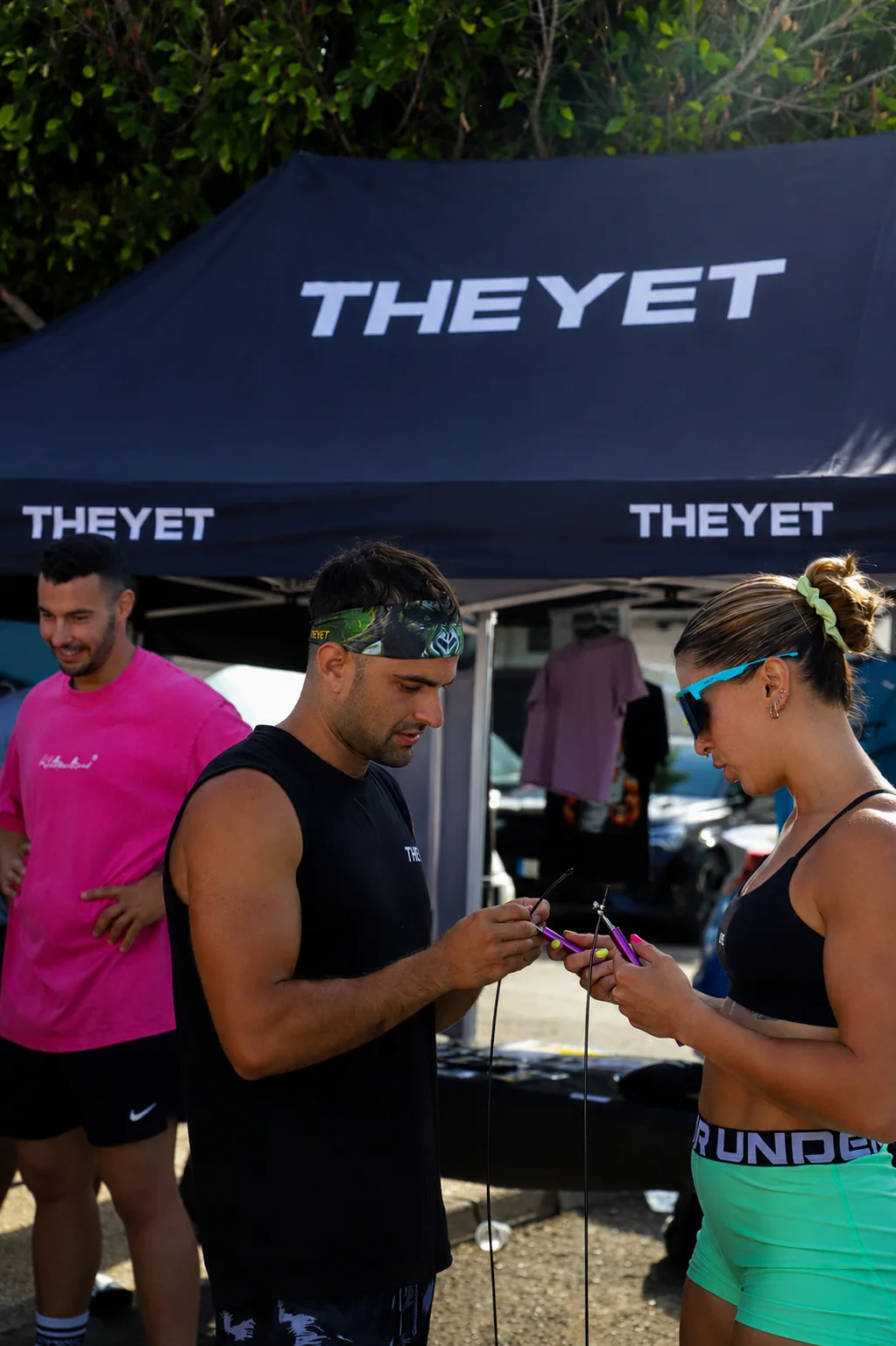 Equipo THEYET en una activacion de marca
