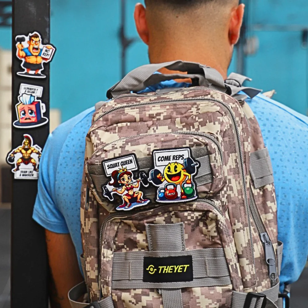 Parche personalizado para mochila.